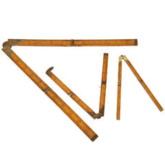 Brass and Wood Folding Measures Brass and Wood Folding Measures